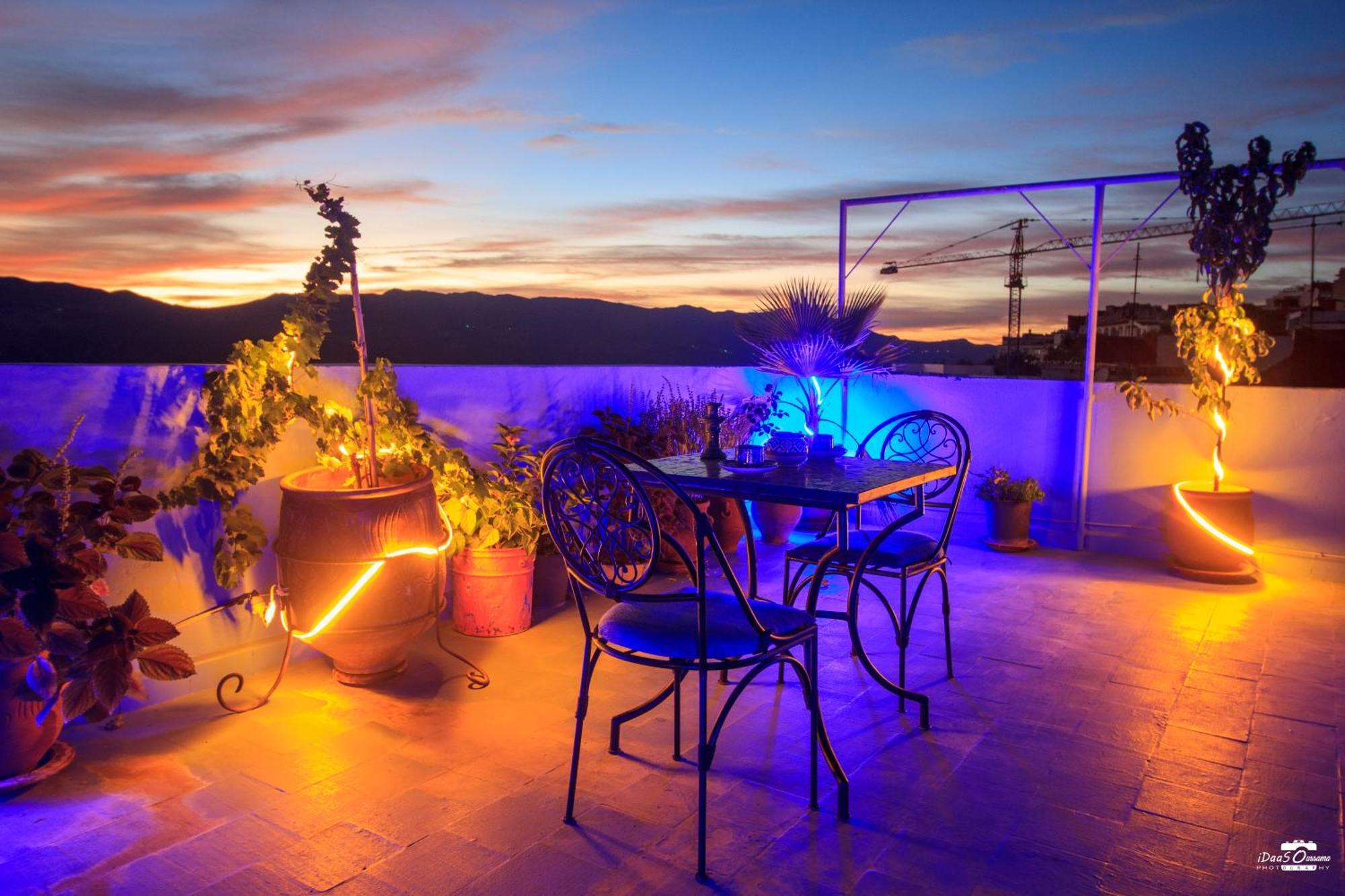 Casa Voyager 'Secret Garden Terrace' Lejlighed Chefchaouen Eksteriør billede